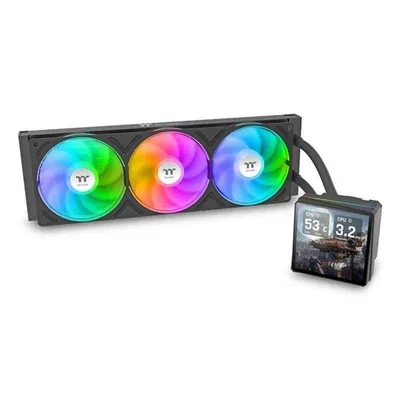 Refrigeración Líquida Thermaltake TH360 V3 Ultra ARGB 360mm 3 Ventiladores LCD