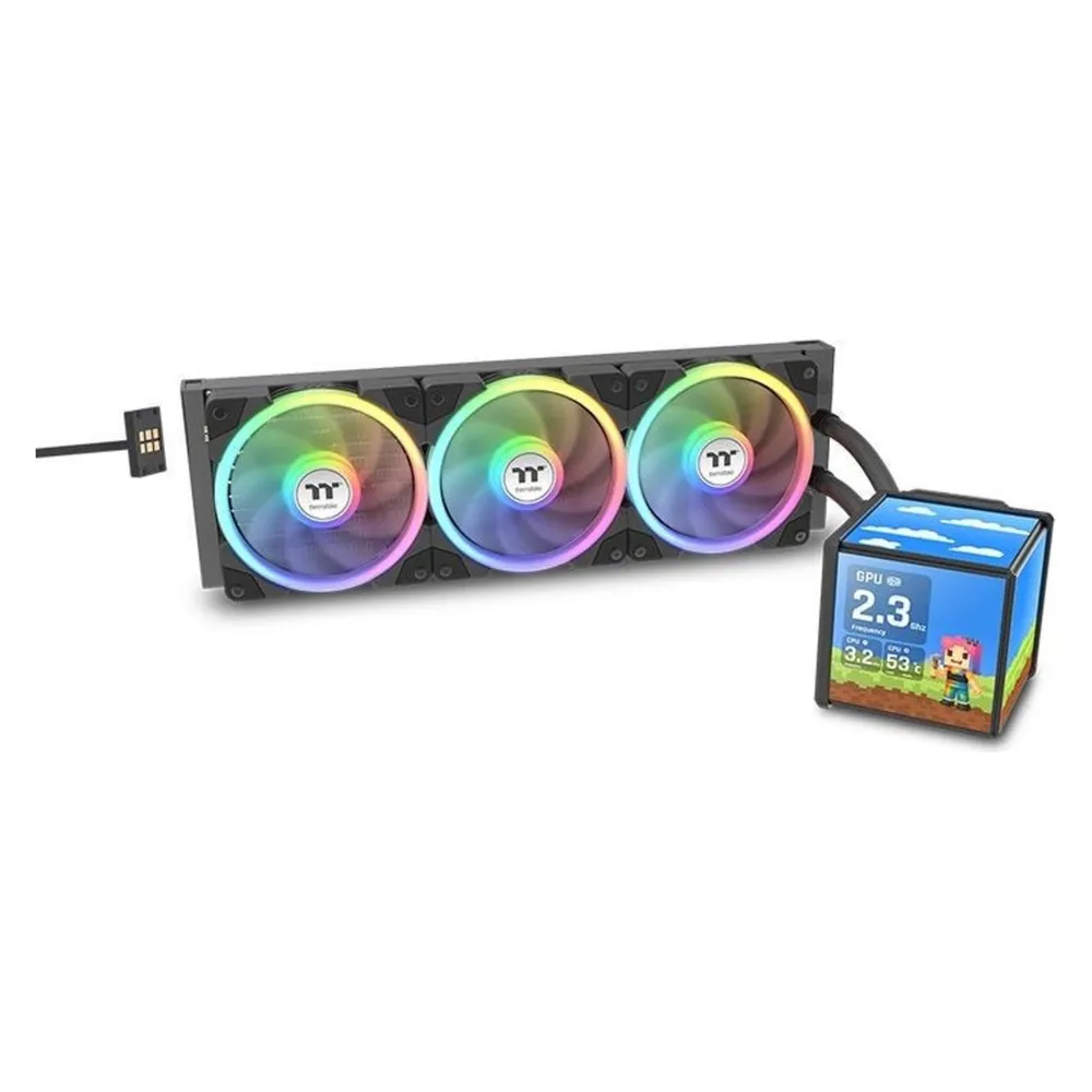 Wasserkühlung Thermaltake MINECUBE 360 Ultra 360mm 3 Lüfter ARGB LCD