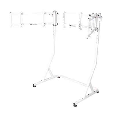 Monitorhalterung Thermaltake GSC-MSP-MDSLWH-01 Triple Stand Bodenmontage Weiß