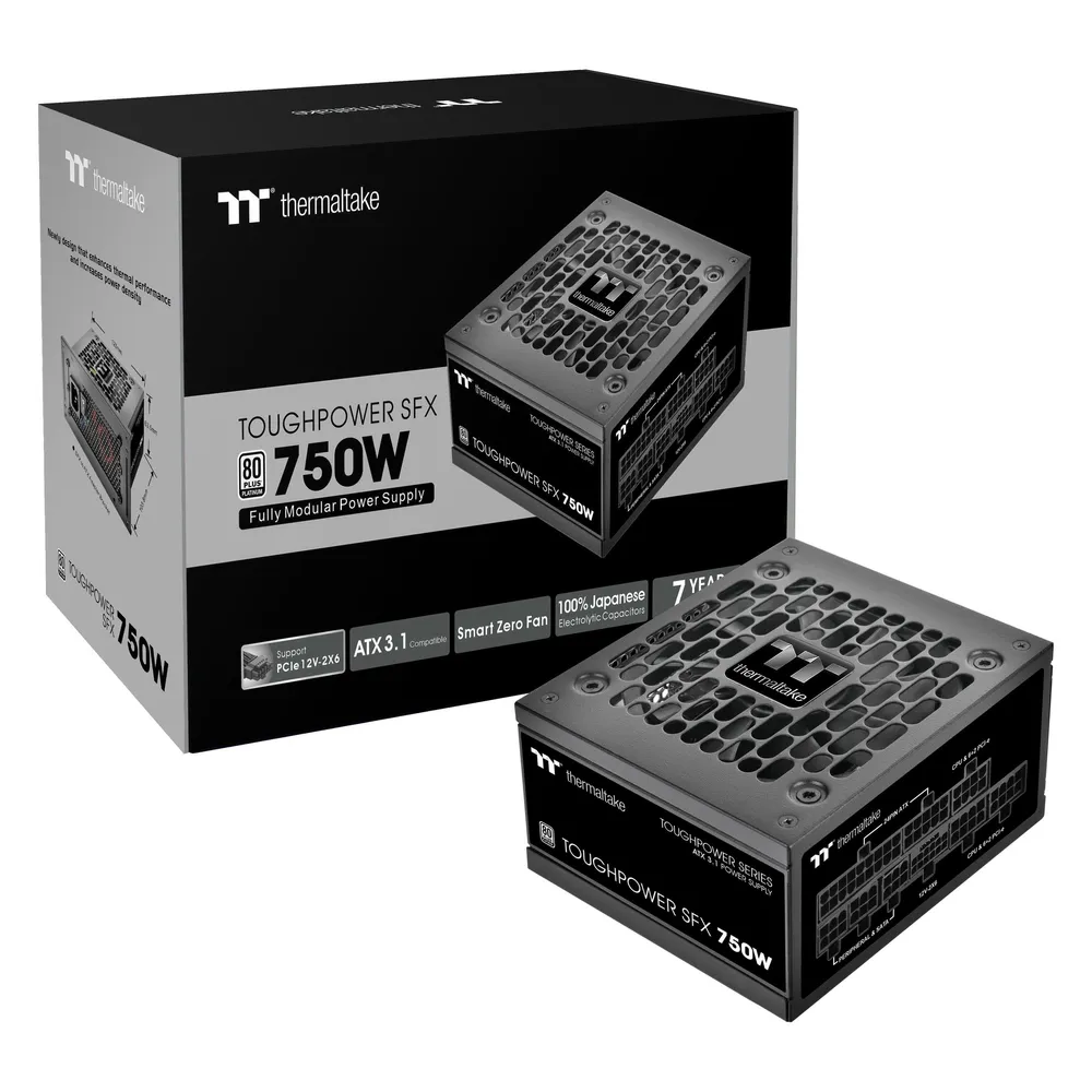 Netzteil Thermaltake Toughpower SFX Platinum 750W 80 PLUS Platinum modular