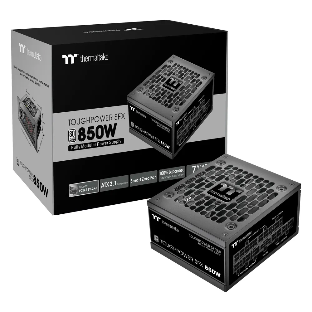 Netzteil Thermaltake Toughpower SFX Platinum 850W 80 PLUS Platinum modular