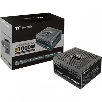 Thermaltake Toughpower GF 3 1000W PCIe Gen 5.0 80 Plus Gold Vollmodular
