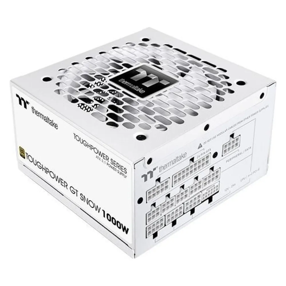 Fuente de Alimentación Thermaltake Toughpower GT Snow 1000W 80 PLUS Gold vollmodular Weiß