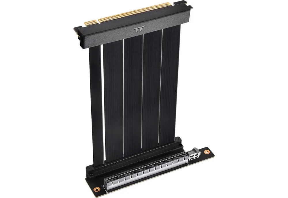 Thermaltake Thermaltake PCI-E 4.0 Dual 90° Riser Cable, Kabel, Computer-Kabel