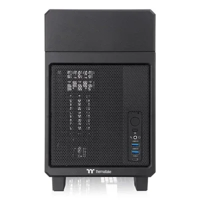 PC-Gehause Thermaltake TR100 Mini Tower Mini-ITX USB 3.2 Gen2 Typ C Schwarz