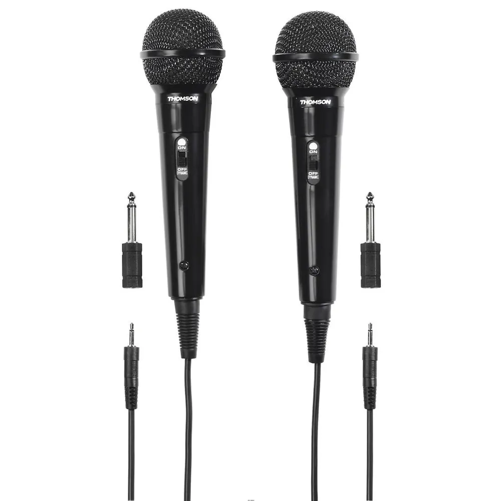 M135D Dynamisches Mikrofon, Karaoke, 2er-Pack (00131780)
