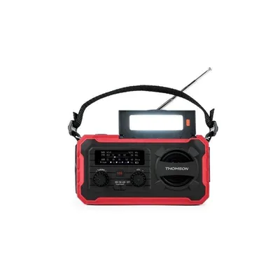 Notfallradio Thomson RT280R Solar Kurbel USB-C 4000 mAh LED SOS