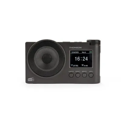 Radio Thomson RT400DABBTBK DAB+ Bluetooth USB AUX Doppelalarm LED