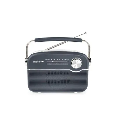 Thomson RTS450BTG Retro Vintage Bluetooth Radio FM/AM mit Solarpanel
