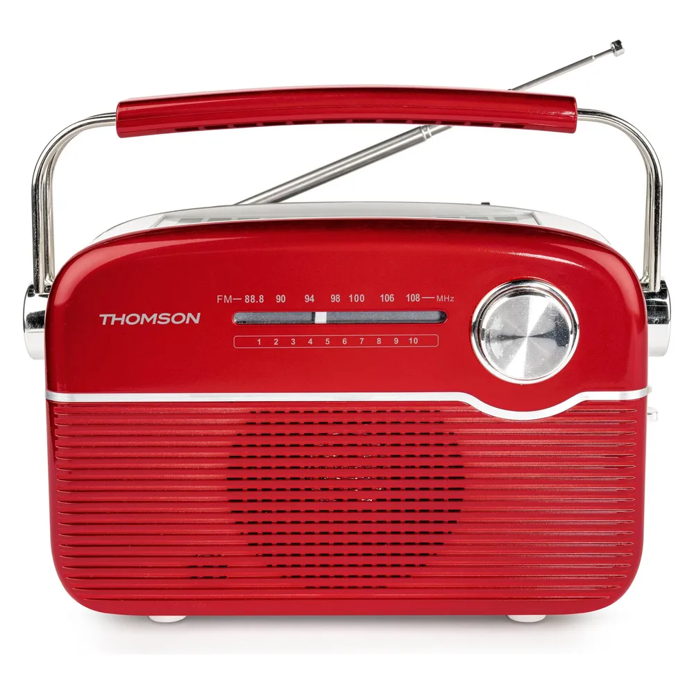 Radio Thomson RTS450BTR Retro Vintage Bluetooth 5.4 Solar USB-C