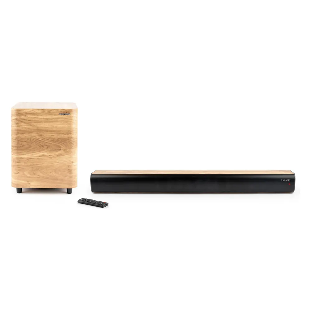 Soundbar Thomson SB400BTWSBK 2.1 100W RMS Bluetooth Kabelloser Subwoofer Schwarz