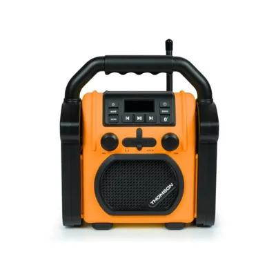 Robuste Baustellenradio mit 30W, Bluetooth 5.1, FM-PLL und IPX54 Schutz