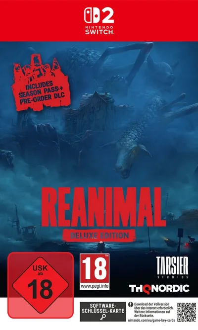 REANIMAL - Deluxe Edition Nintendo Switch 2, enthält sowohl den Vorbesteller-DLC als auch den Season Pass!
