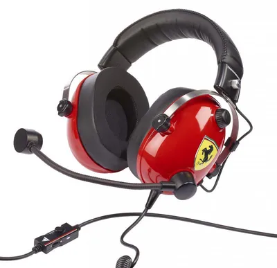 ThrustMaster T.Racing Scuderia Ferrari Edition-DTS Multiplattform-Gaming-Kopfhörer Schwarz