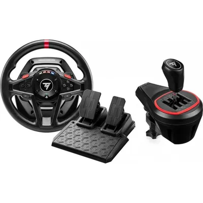 Lenkrad Thrustmaster T128 PS5/PS4/PC mit TH8S Schalthebel und Magnetpedalen