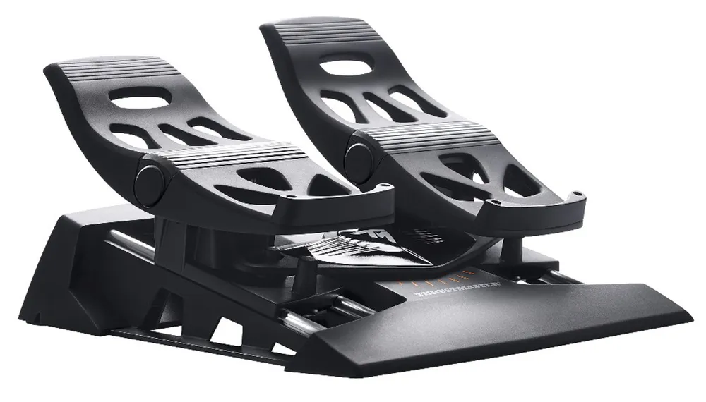 Pedalset TM TFRP (Flight Rudder Pedals) für PC & PS4 schwarz