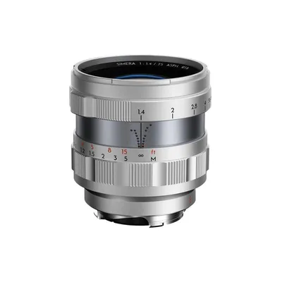 Thypoch Simera 75mm f1,4 Leica M-Mount silber