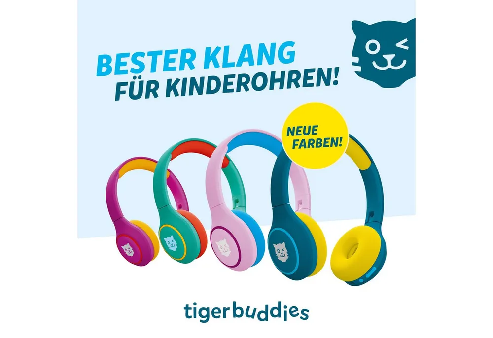 TigerMedia tigerbuddies Kinder-Kopfhörer