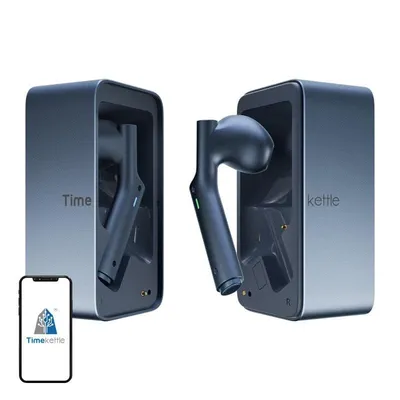 Timekettle W4 kabellose Bluetooth-Kopfhörer mit Echtzeitübersetzung und Geräuschunterdrückung, blau