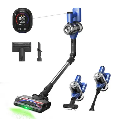 Tineco Akku-Hand-und Stielstaubsauger Pure One S50 Pro, 500 W, beutellos, Freistehende Ladestation, Anpassung der Saugleistung, 95Min Power-Akku