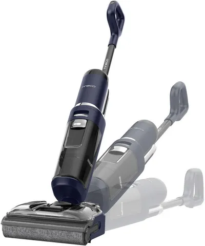 Tineco Nass-Trocken-Sauger Floor One S7 Stretch, 85° Grad Heißluft-Trocknung, 180° Grad Neigung, 230 W, beutellos, 50 Min Akku, automatische Anpassung der Saugleistung, Tierhaarfilter