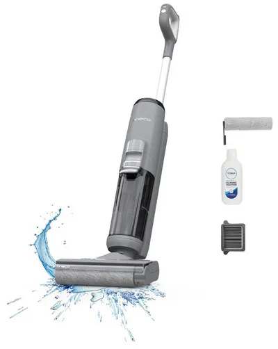 Tineco Nass-Trocken-Sauger Tineco iFLOOR 5 Breeze mit automatischer Selbstreinigung, 190 W, beutellos, 35 Min Akku, Tierhaarfilter, Hartbodenreiniger, Doppeltank