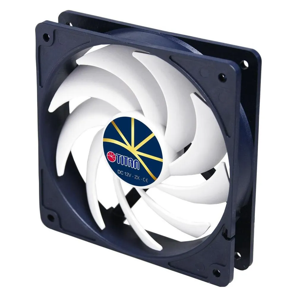 Titan TFD-12025H12ZP/KE(RB) Lüfter 120x120x25mm, Extreme Silent Fan, mit PWM, leise
