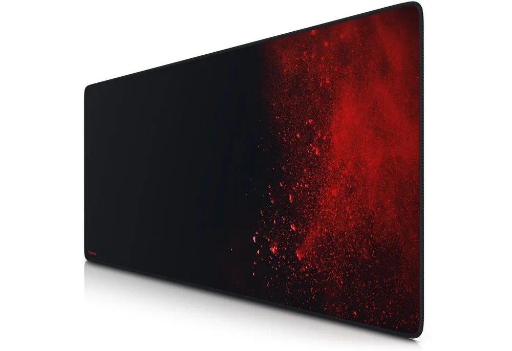 Titanwolf Gaming Mauspad XXL Speed Mousepad 900 x 400 x 3 mm, große Tischunterlage, rutschfest, abwaschbar, Geschwindigkeit & Präzision, Blood