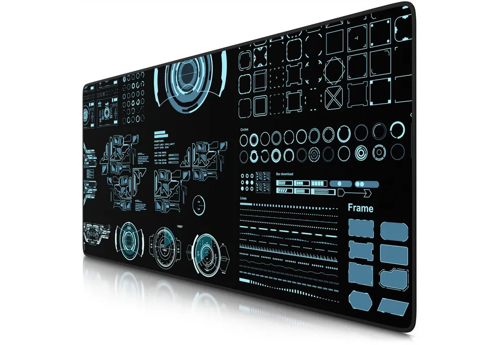 Titanwolf Gaming Mauspad XXL Speed Mousepad 900 x 400 x 3 mm
