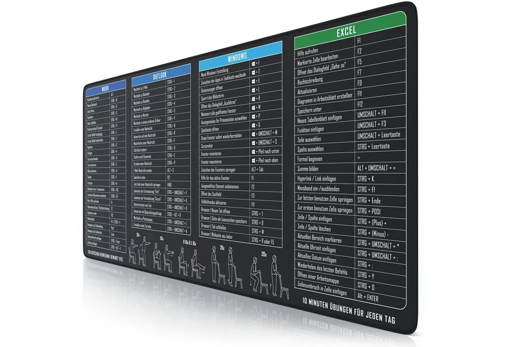Titanwolf Gaming Mauspad XXL Speed Mousepad 900 x 400 x 3 mm