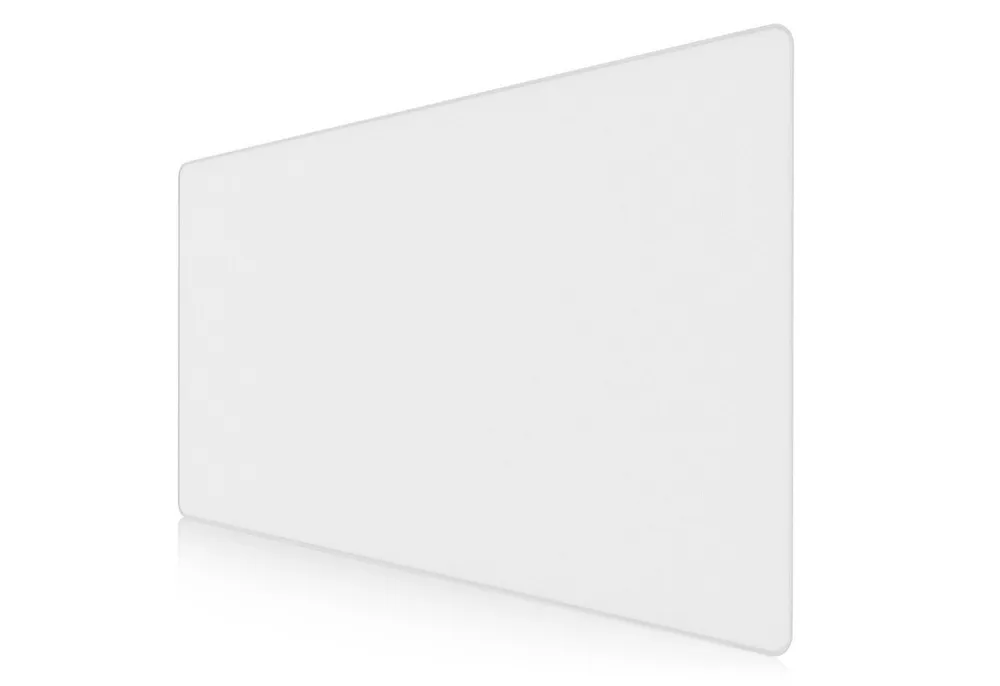 Titanwolf Gaming Mauspad XXXL Speed Mousepad 1200 x 600 x 3 mm, große Tischunterlage, rutschfest, abwaschbar, Geschwindigkeit & Präzision, weiß