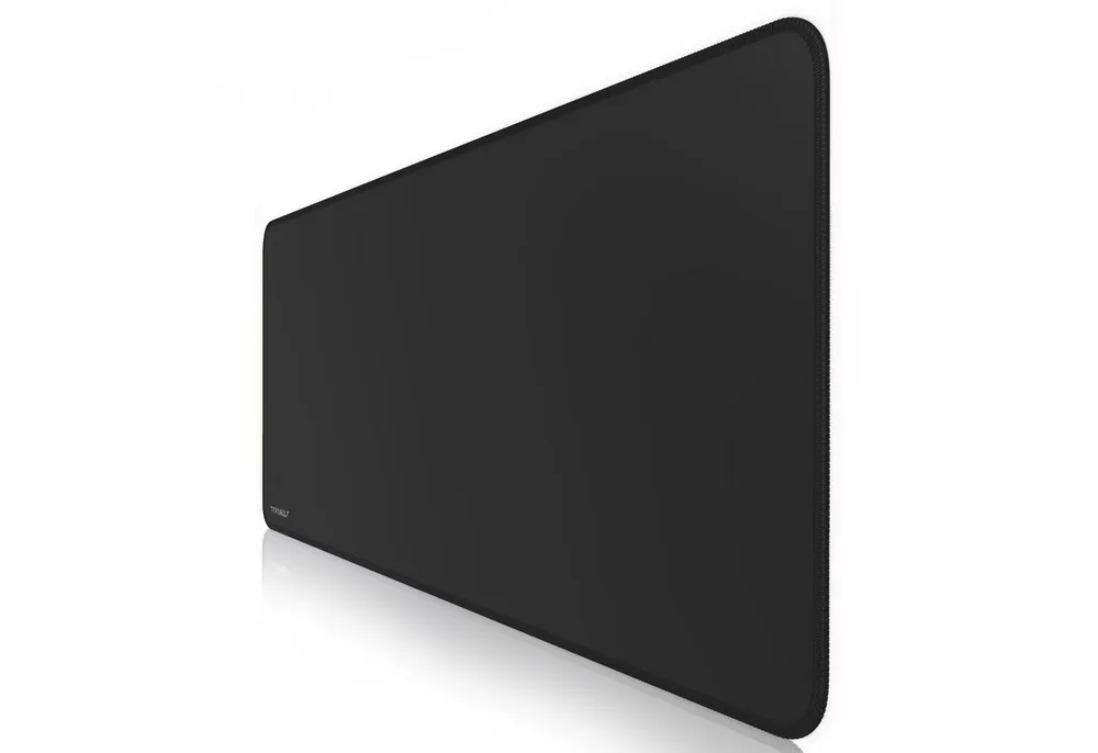 Titanwolf Gaming Mauspad XXXL Speed Mousepad 1000 x 400 x 3 mm, große Tischunterlage, rutschfest, abwaschbar, Geschwindigkeit & Präzision, schwarz