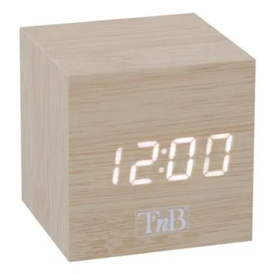Digitaler Wecker T'nB CLOCKSQWD Holz