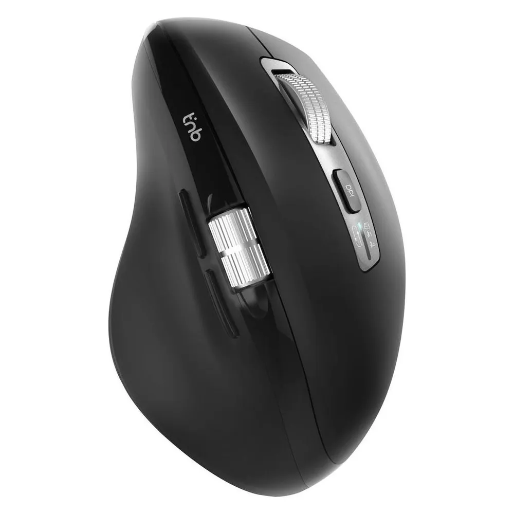 Maus T'nB MWINFINITEPRO Bluetooth + USB Type-A 3200 DPI Rechts Schwarz Maus T'nB MWINFINITEPRO Bluetooth + USB Type-A 3200 DPI Rechts Schwarz