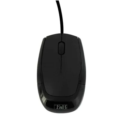 TnB Shark Mini USB-Maus 800 DPI Schwarz