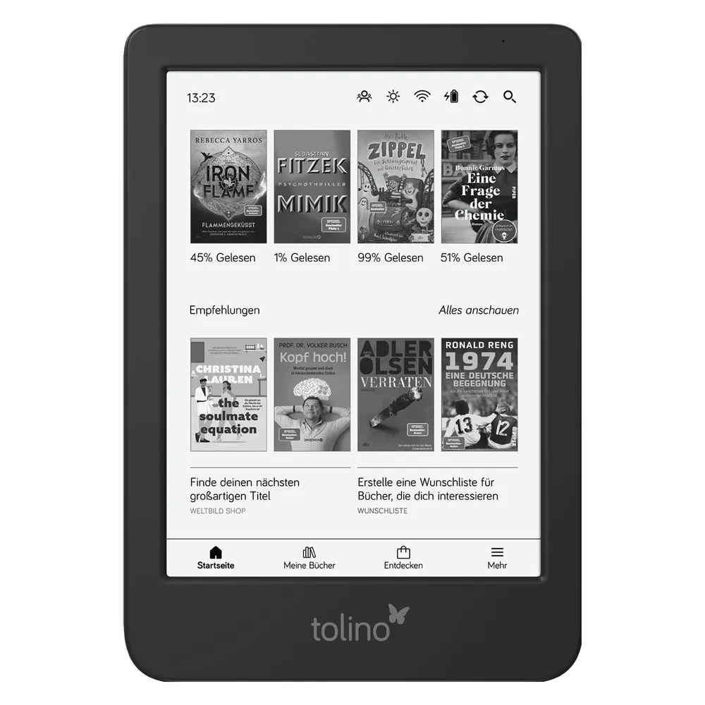 tolino shine B/W Schwarz