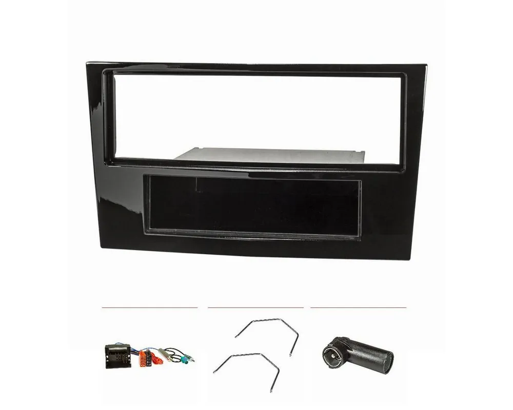 tomzz Audio Radioblende Set passt für Opel Corsa D Astra H Zafira B Piano Lack sch Autoradio
