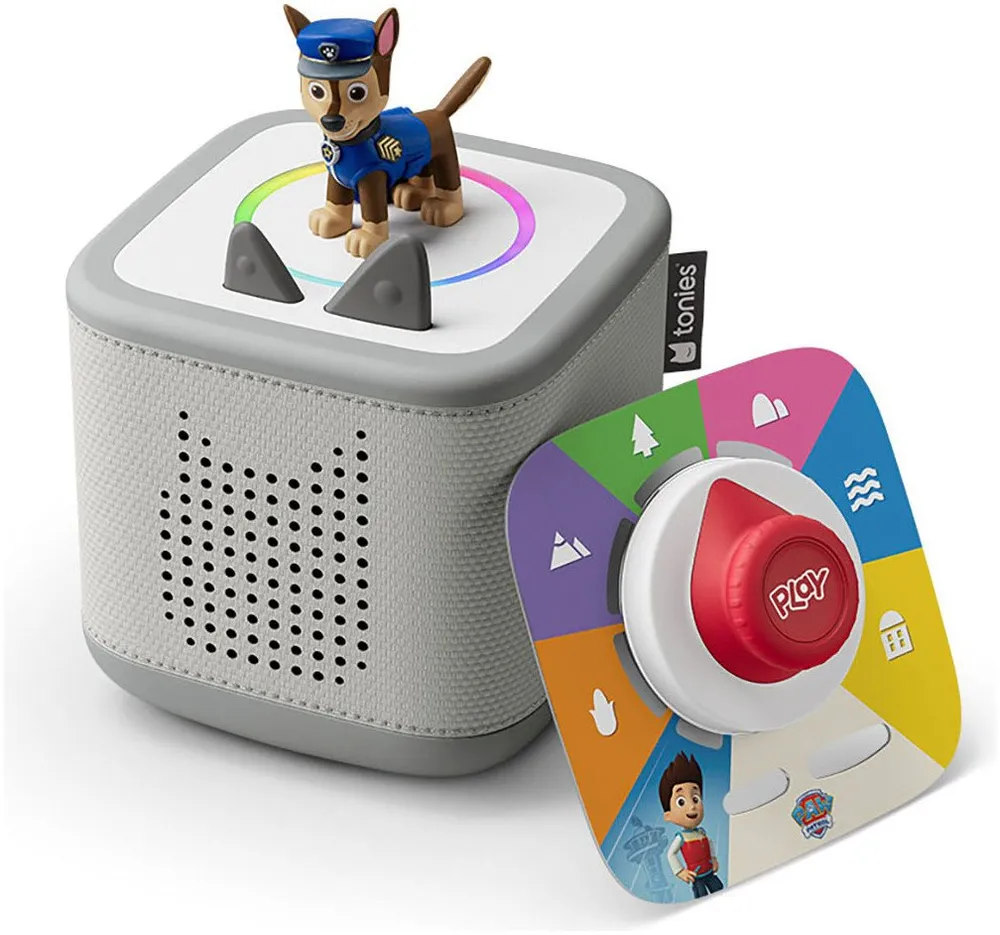 tonies Toniebox 2 Play Set Paw Patrol Chase Lautsprecher Stereo (Bluetooth, NFC, WLAN, 42 W)