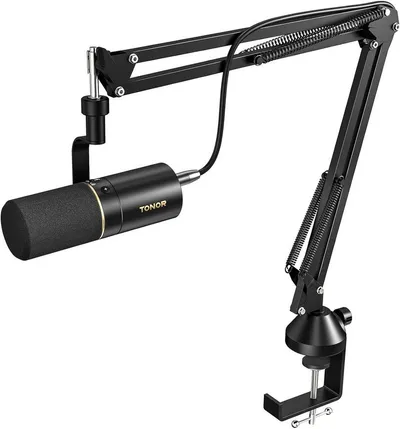 TONOR Mikrofon TONOR TD510+ Professionelles Gesangsmikrofon mit Mikrofonarm