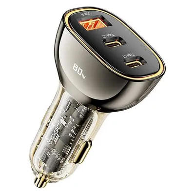 Toocki Car Charger 2C A, 80W