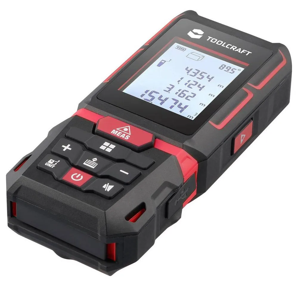 TOOLCRAFT Entfernungsmesser aser-Entfernungsmesser TO-9624603