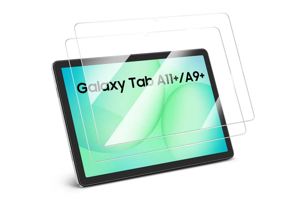Toomoke Schutzfolie Panzerglas für Samsung Galaxy Tab A11 Plus 11 Zoll, [2 Stück], (9H Härte Gehärtetes Glas Displayschutz Schutzfolie, Blasenfrei, Anti-Kratzer Displayschutzfolie), Kompatibel mit Galaxy Tab A11+ (SM-X230 / SM-X236)