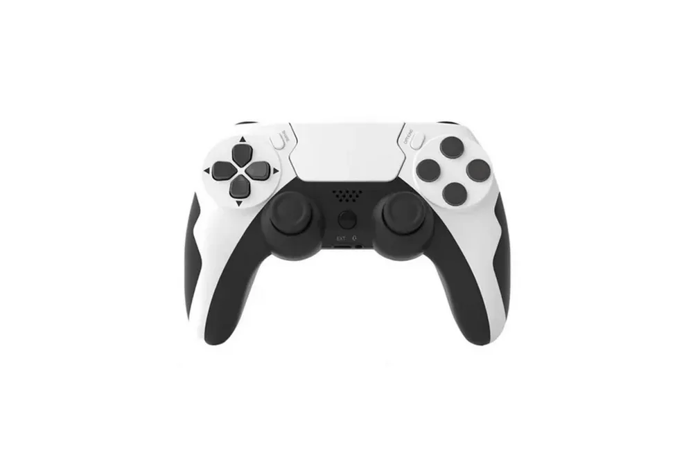 Toomoke Wireless Controller Kompatibel für PS4/PC, Dual Vibration, Touchpad Controller (Controller mit Doppelter Vibration, 6-Achsen-Gyro-Sensor, Touchpad)