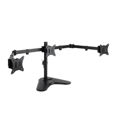 TooQ Tischständer für 3 Bildschirme 17"-27" Schwarz