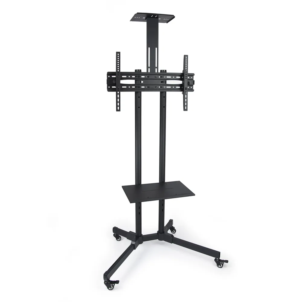 TooQ FS1470M-B Bodenständer mit Rollen Monitor/TV 37-70" VESA 600x400 Max 50kg
