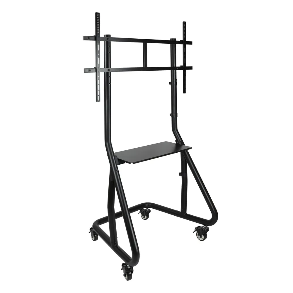 TooQ FS20200M-B TV-Bodenständer mit Rollen, 60"-105", Vesa 1000x600, max. 100 kg