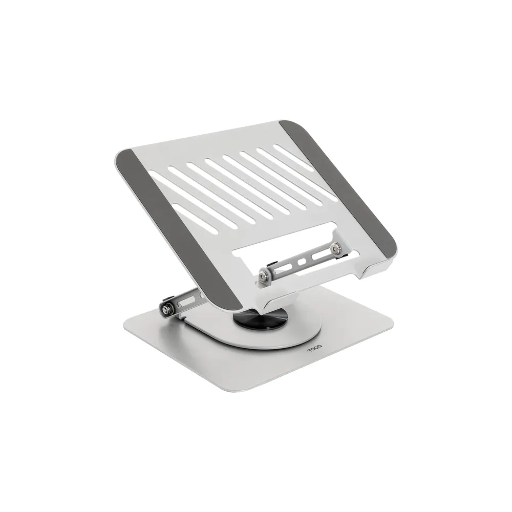 Notebook-Ständer TooQ PH-DAFNE-S Silber 360° drehbar höhenverstellbar 11"-17" Stahl