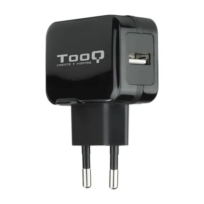 Tooq TQWC-1S01 USB-Ladegerät 5V 2,4A Schwarz