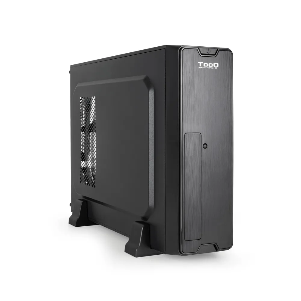 PC-Gehäuse TooQ TQC-3007U3C Slim Micro-ATX 500W Schwarz PC-Gehäuse TooQ TQC-3007U3C Slim Micro-ATX 500W Schwarz