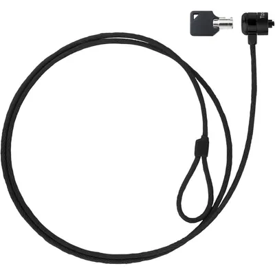 TooQ TQCLKC0025-G Sicherheitskabel mit Schlüssel für Laptops, 1,5 m, grau